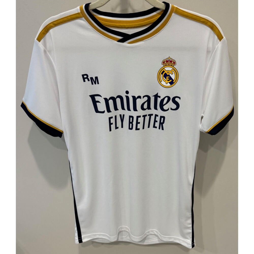 Real Madrid Brand - Real Madrid Soccer Jersey Men's Small - White - HALA MADRID!